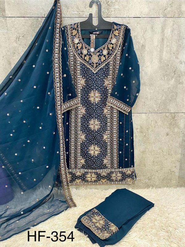 HOOR TEX HF 354 B READYMADE SALWAR KAMEEZ