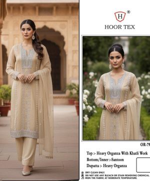 HOOR TEX OR 79 B ORGANZA SALWAR KAMEEZ