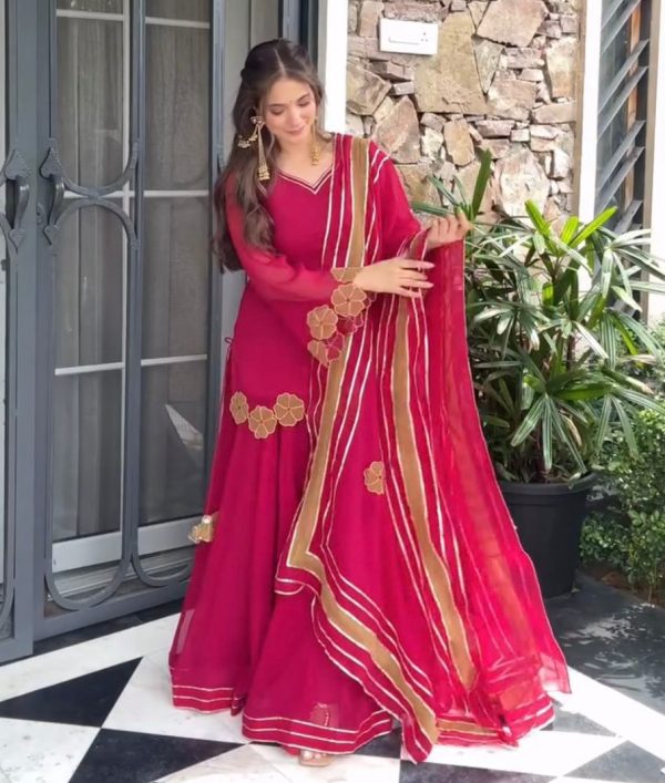 JAL FASHION JF 018 DESIGNER SHARARA PLAZZO SUITS