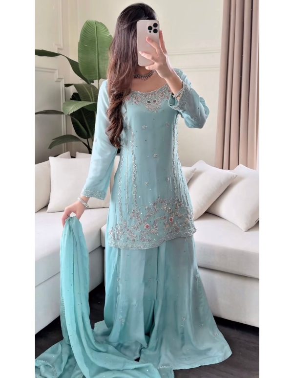 JAL FASHION JL 1048 DESIGNER PLAZZO SUITS WHOLESALE
