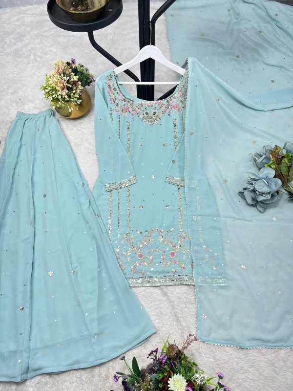 JAL FASHION JL 1048 DESIGNER PLAZZO SUITS WHOLESALE