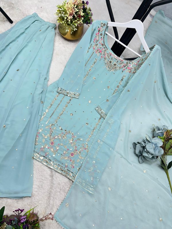 JAL FASHION JL 1048 DESIGNER PLAZZO SUITS WHOLESALE