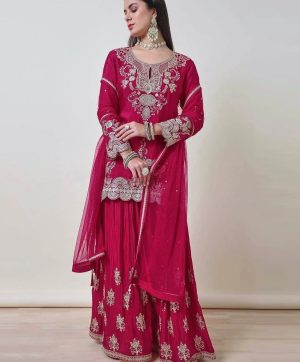 JENNY DESIGNER JD 626 DESIGNER PLAZZO SUITS ONLINE