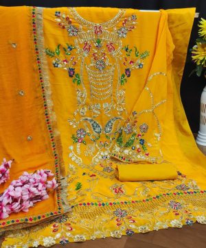 KALEESHA FASHION KF 130 A PAKISTANI SALWAR KAMEEZ