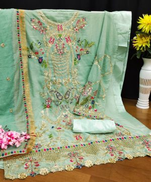 KALEESHA FASHION KF 130 B PAKISTANI SALWAR KAMEEZ