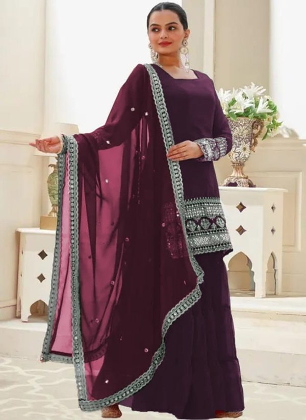 KALEESHA FASHION YD 031 A READYMADE PLAZZO SUIT