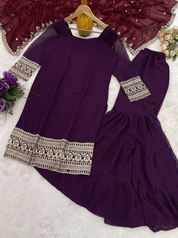 KALEESHA FASHION YD 031 A READYMADE PLAZZO SUIT