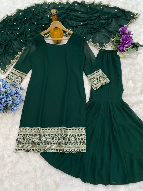 KALEESHA FASHION YD 031 D READYMADE PLAZZO SUIT