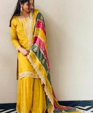 KARMA FASHION KF 1627 B DESIGNER PLAZZO SUITS