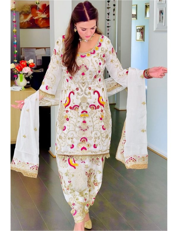 KARMA FASHION MT 1053 C DESIGNER PLAZZO SUITS