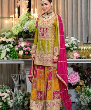 KARMA FASHION MT 1054 DESIGNER PLAZZO SUITS