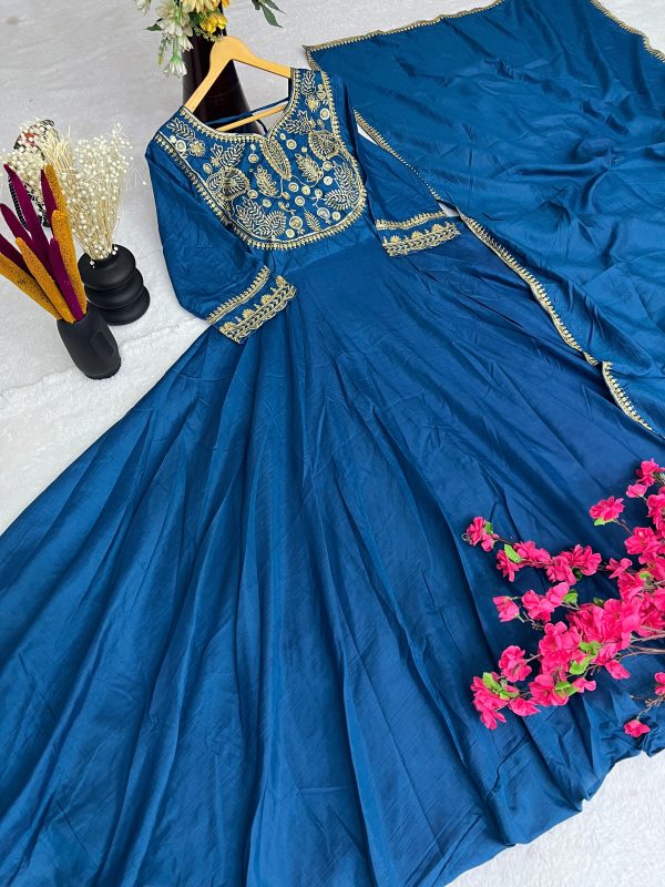 KAVYA FAB KF 3180 B DESIGNER GOWN WHOLESALE