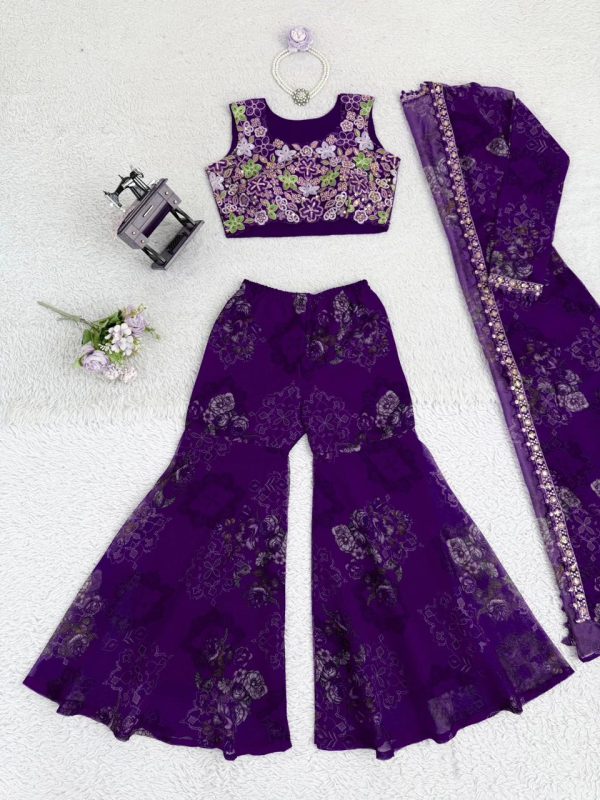 KD FASHION 1520 B DESIGNER SHARARA SUITS WHOLESALE
