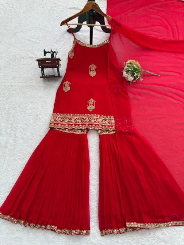 KD FASHION 1529 DESIGNER SHARARA SUITS WHOLESALE