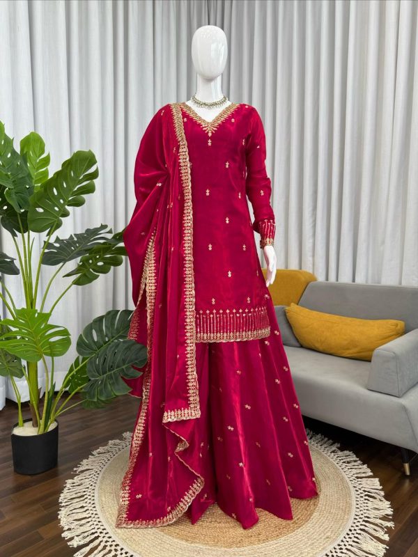 KD FASHION 1530 DESIGNER PLAZZO SUITS WHOLESALE