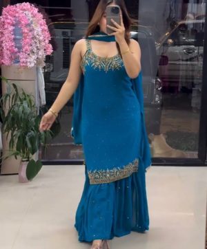 KD FASHION 1531 A DESIGNER SHARARA SUITS WHOLESALE