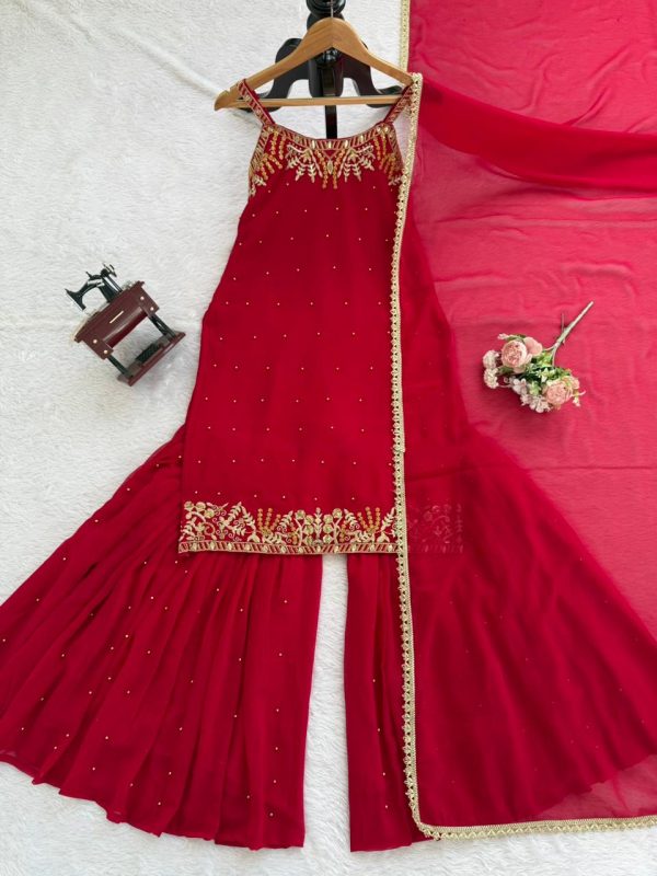 KD FASHION 1531 B DESIGNER SHARARA SUITS WHOLESALE