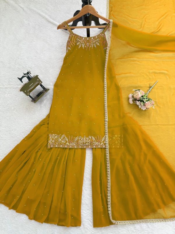KD FASHION 1531 E DESIGNER SHARARA SUITS WHOLESALE