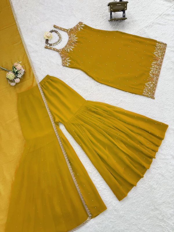 KD FASHION 1531 E DESIGNER SHARARA SUITS WHOLESALE