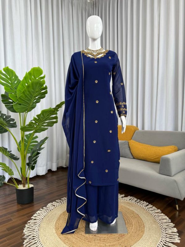 KD FASHION 1532 DESIGNER PLAZZO SUITS MANUFACTURER