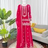 KD FASHION 1533 A DESIGNER PLAZZO SUIT WHOLESALE