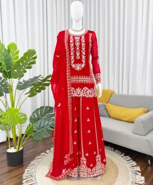 KD FASHION 1533 B DESIGNER PLAZZO SUIT WHOLESALE