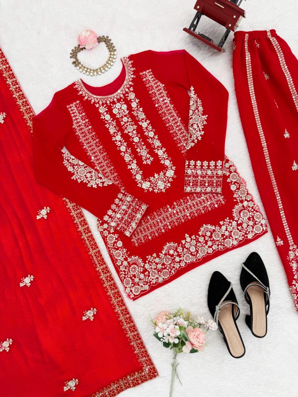 KD FASHION 1533 B DESIGNER PLAZZO SUIT WHOLESALE