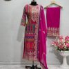 KF 1581 B DESIGNER PLAZZO SUITS WHOLESALE