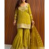 LADY LOOK 026 B DESIGNER PLAZZO SUITS WHOLESALE