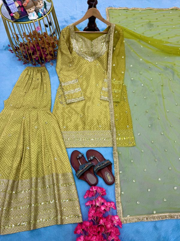 LADY LOOK 026 B DESIGNER PLAZZO SUITS WHOLESALE