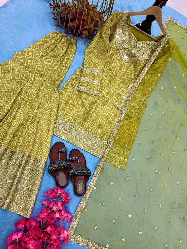 LADY LOOK 026 B DESIGNER PLAZZO SUITS WHOLESALE
