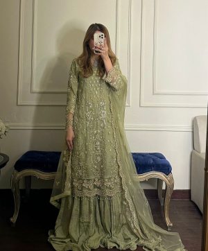 LADY LOOK 027 DESIGNER PLAZZO SUITS MANUFACTURER