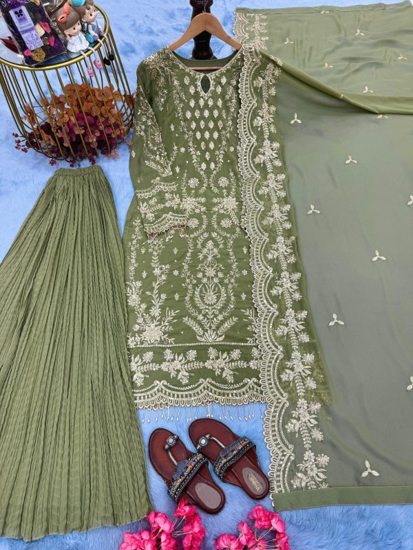 LADY LOOK 027 DESIGNER PLAZZO SUITS MANUFACTURER