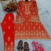 LADY LOOK 028 A B DESIGNER PLAZZO SUIT WOLESALE