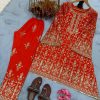 LADY LOOK 028 A B DESIGNER PLAZZO SUIT WOLESALE