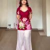 LADY LOOK 030 A DESIGNER KURTI PLAZZO WHOLESALE