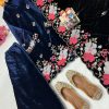 LC 1398 DESIGNER VELVET PLAZZO SUITS ONLINE