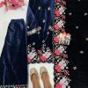 LC 1398 DESIGNER VELVET PLAZZO SUITS ONLINE