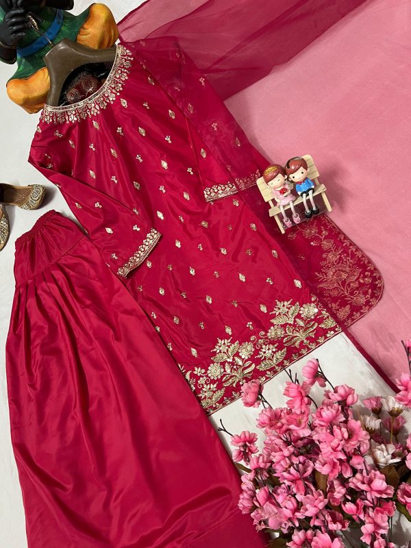 LC 1399 DESIGNER FARSHI PLAZZO SUITS WHOLESALE