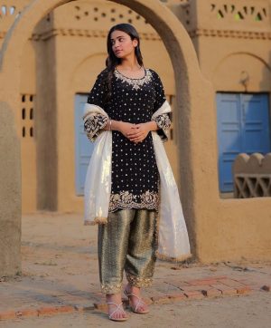 LC 1401 TRENDING PREMIUM VELVET SALWAR SUITS