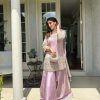 LC 1402 DESIGNER FLARED PLAZZO SUITS WHOLESALE