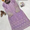 LC 1402 DESIGNER FLARED PLAZZO SUITS WHOLESALE