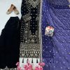 LC 1403 DESIGNER PREMIUM VELVET SALWAR SUIT