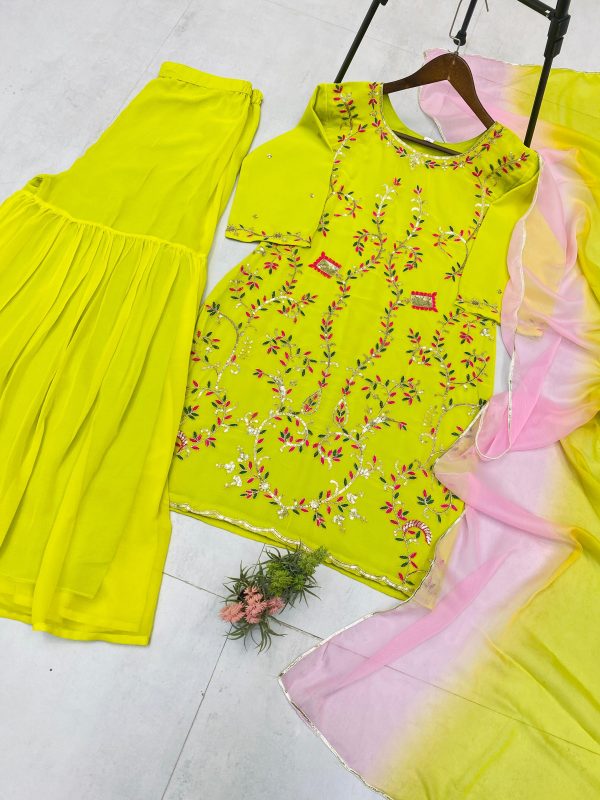 LG 1997 DESIGNER WEAR EXCLUSIVE SHARARA SUIT