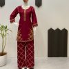 LG 2004 DESIGNER CRAPE SILK PLAZZO SUITS ONLINE