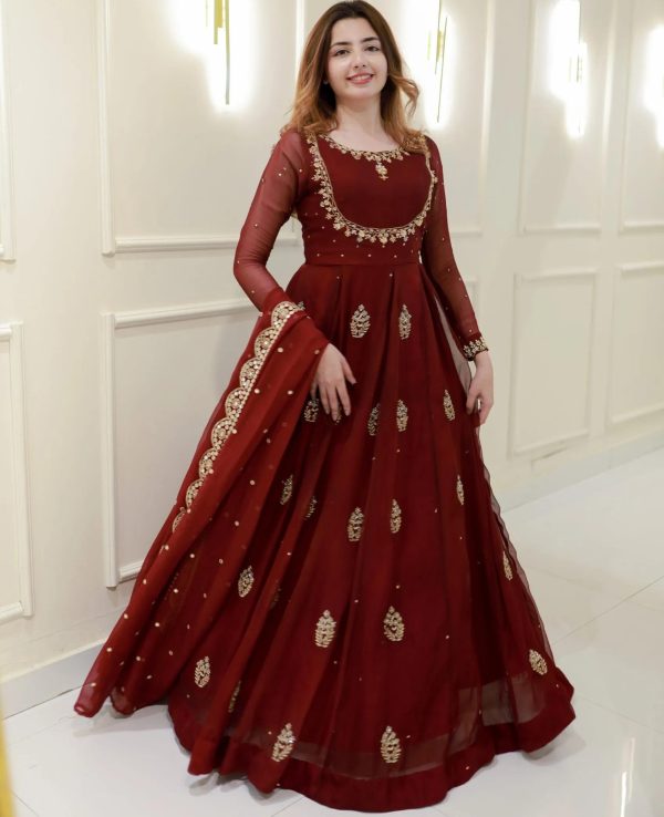 LG 2006 DESIGNER GEORGETTE GOWN WHOLESALE