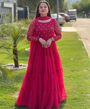 LG 2013 TRENDING GEORGETTE GOWNS WHOLESALE