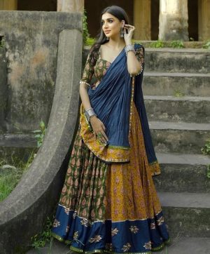 LG 648 DESIGNER NAVARATRI SEASON LEHENGA ONLINE