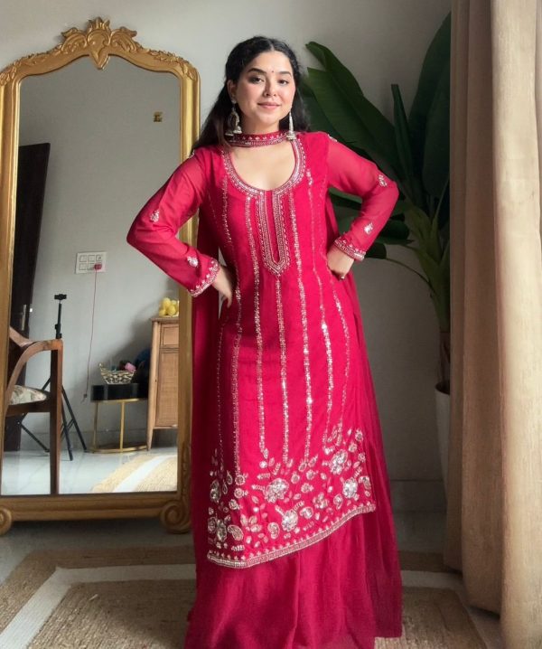 LOOMEERA LM 04 A DESIGNER SHARARA SUITS ONLINE