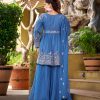 LOOMEERA LM 08 B DESIGNER PLAZZO SUITS WHOLESALE